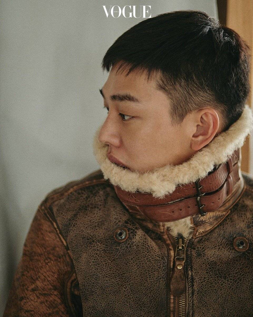 刘亚仁 & Vincent Cassel for Vogue Korea 12月刊 | 喜欢这封面