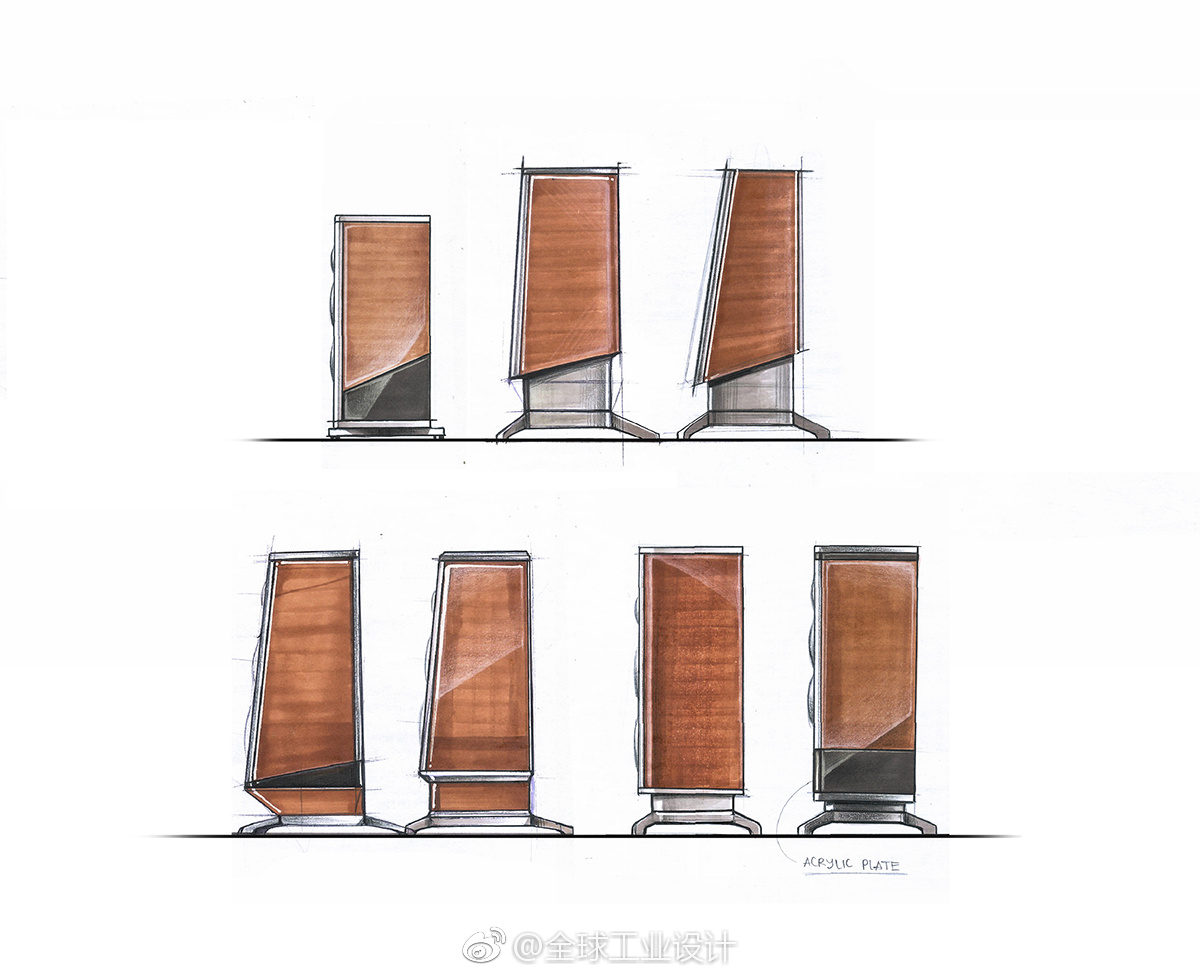 arion高端音响系列产品手绘