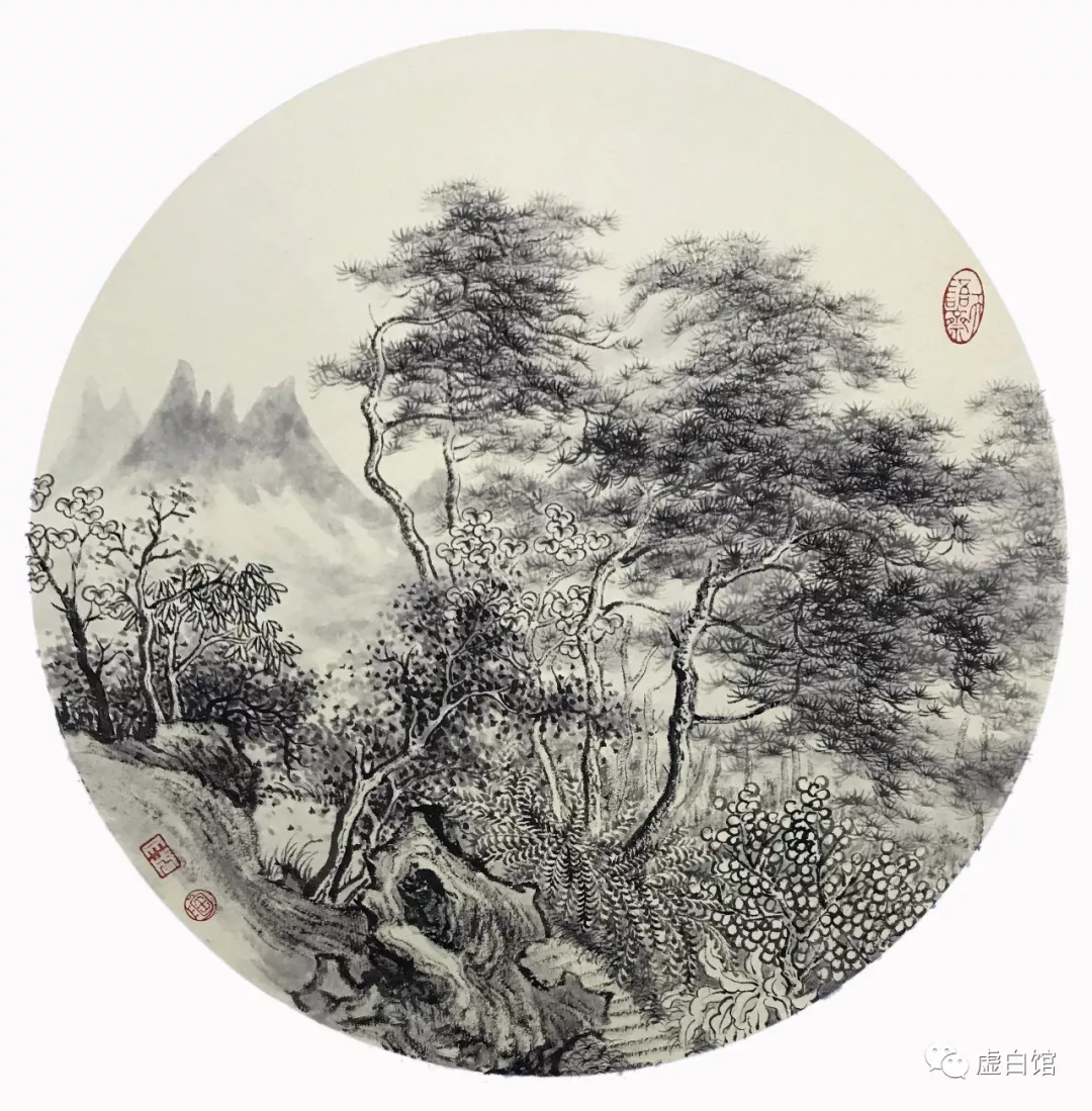 空谷一一陶文盛李勇黎秋果山水联展在重庆盛文嘉宴举行