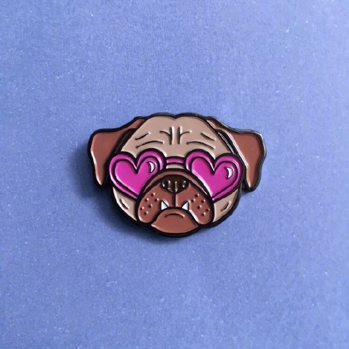 可爱的小动物徽章,丑萌的狗子|狗子|徽章|小动物_新浪新闻