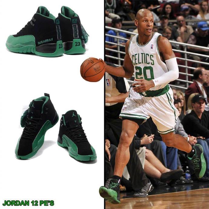 雷阿伦曾经穿过的那些air jordan pe战靴!