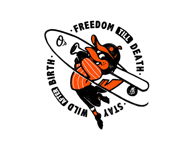 一组棒球队logo设计.