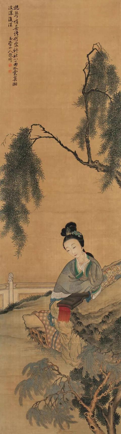 改琦(1773-1828年,字伯韫,号香白,又号七芗,玉壶山人,玉壶外史,玉壶