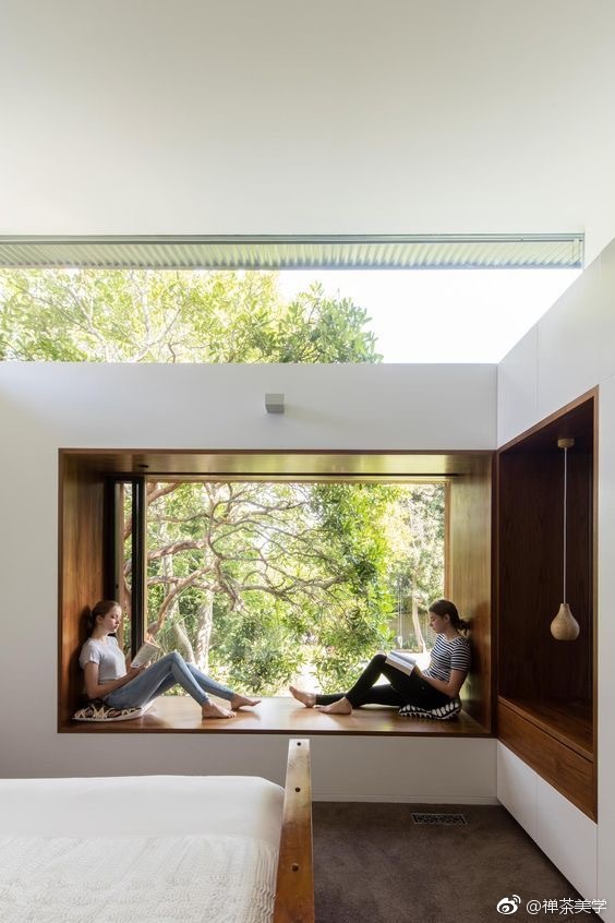 木质飘窗--从视觉上打造一个独立空间.