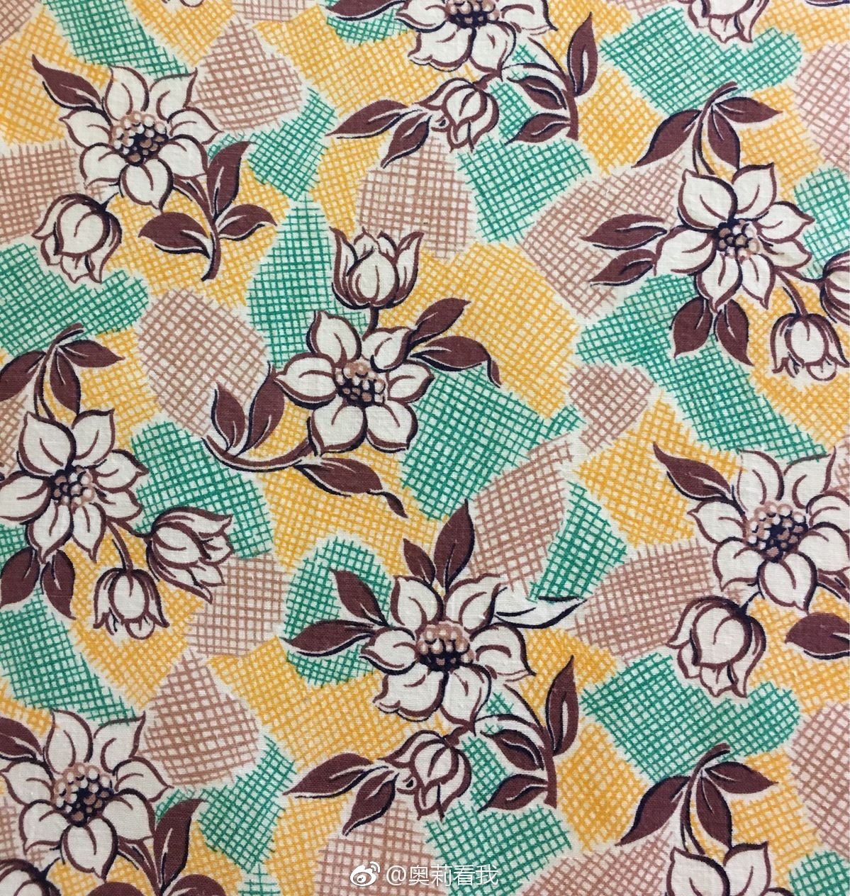 1930至1940年代的英美花布图纹