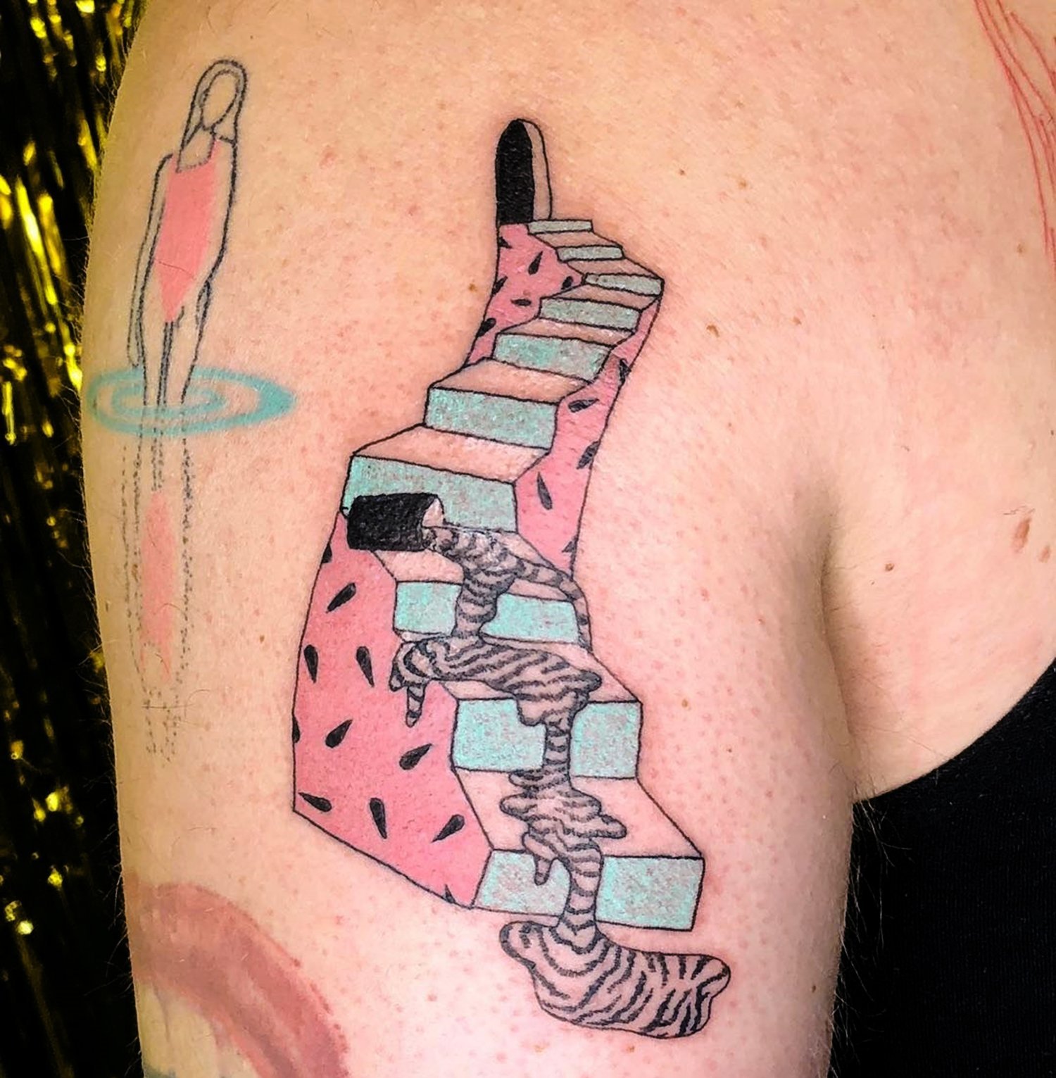 时尚的幻觉 | 美国纹身艺术家 dane nicklas_新浪看点