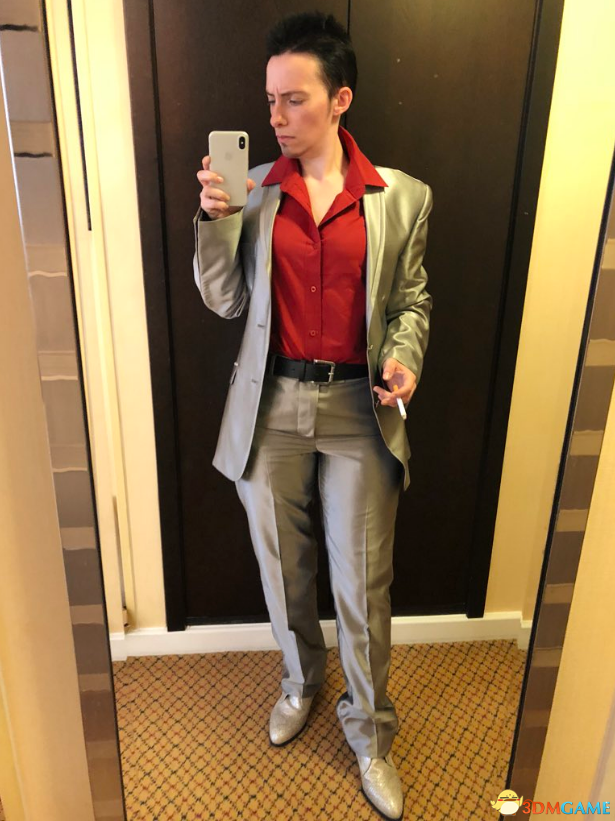 高清大图:shanie推特:我正在享受cosplay桐生一马的乐趣.