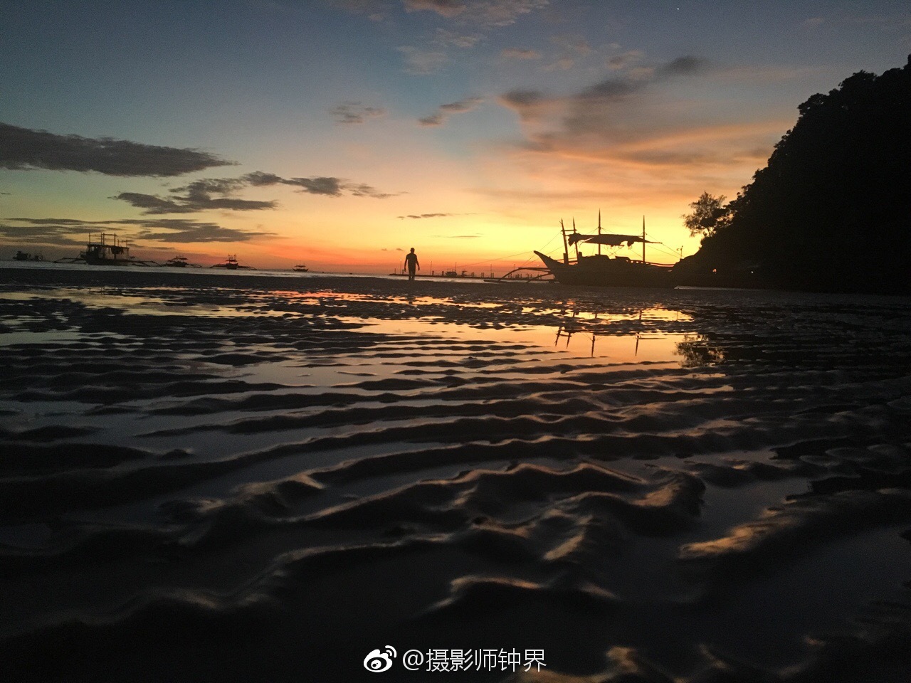 傍晚的阳光很好啊