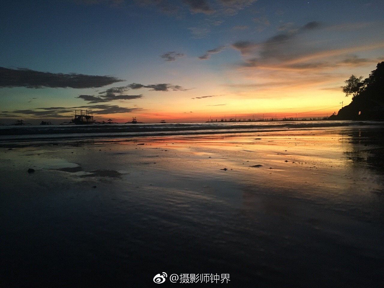 傍晚的阳光很好啊