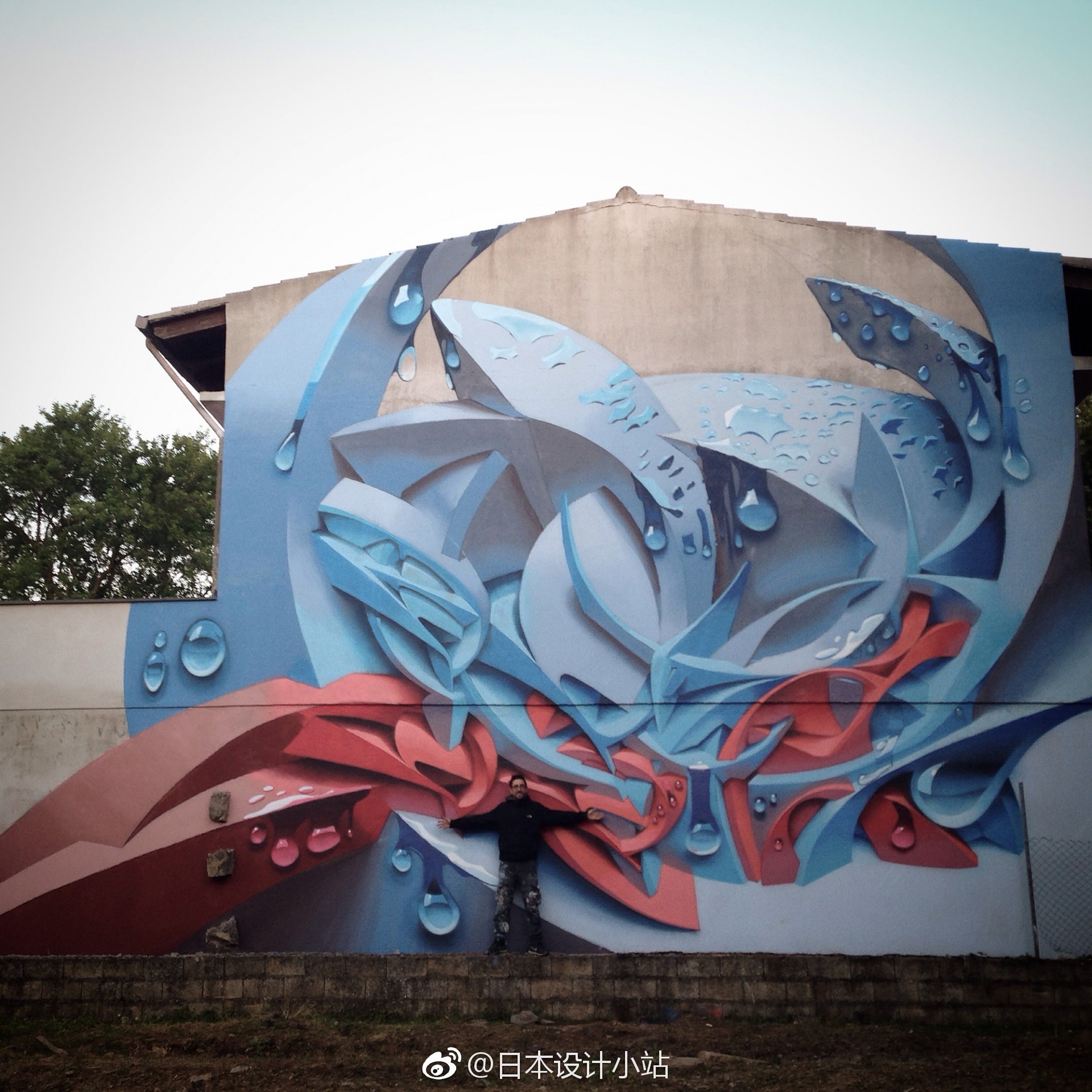 艺术家manuel de rita的立体墙绘作品