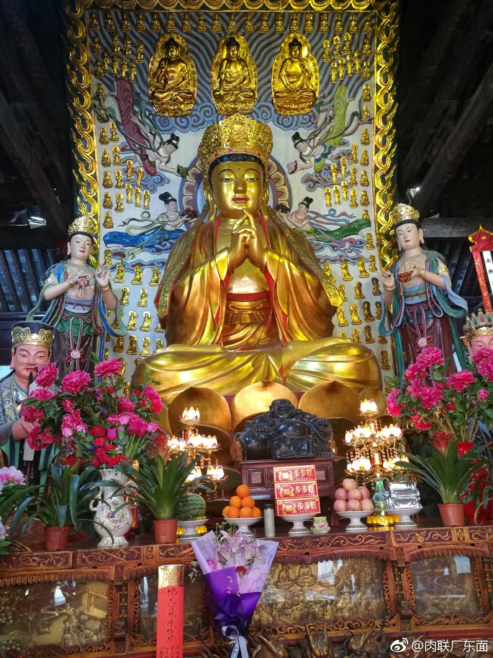 来如皋定慧寺让你感受真正的金碧辉煌还有神奇的独杆莲花台