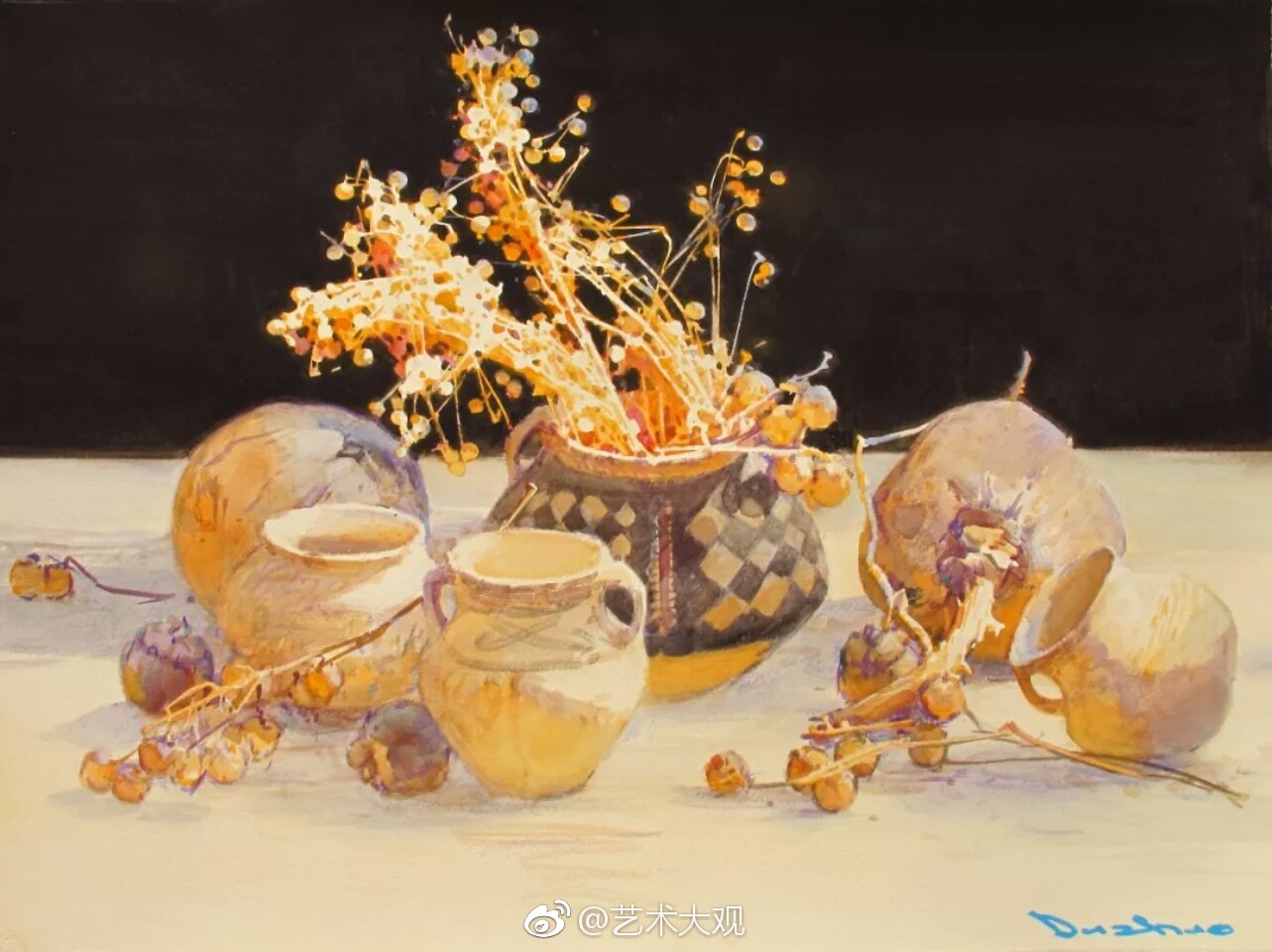 杜拙静物水彩画杜拙1969年出生于山东日照