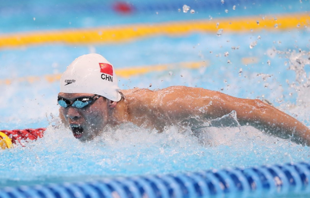 亚运会游泳比赛中日争夺进入白热化 日本游泳