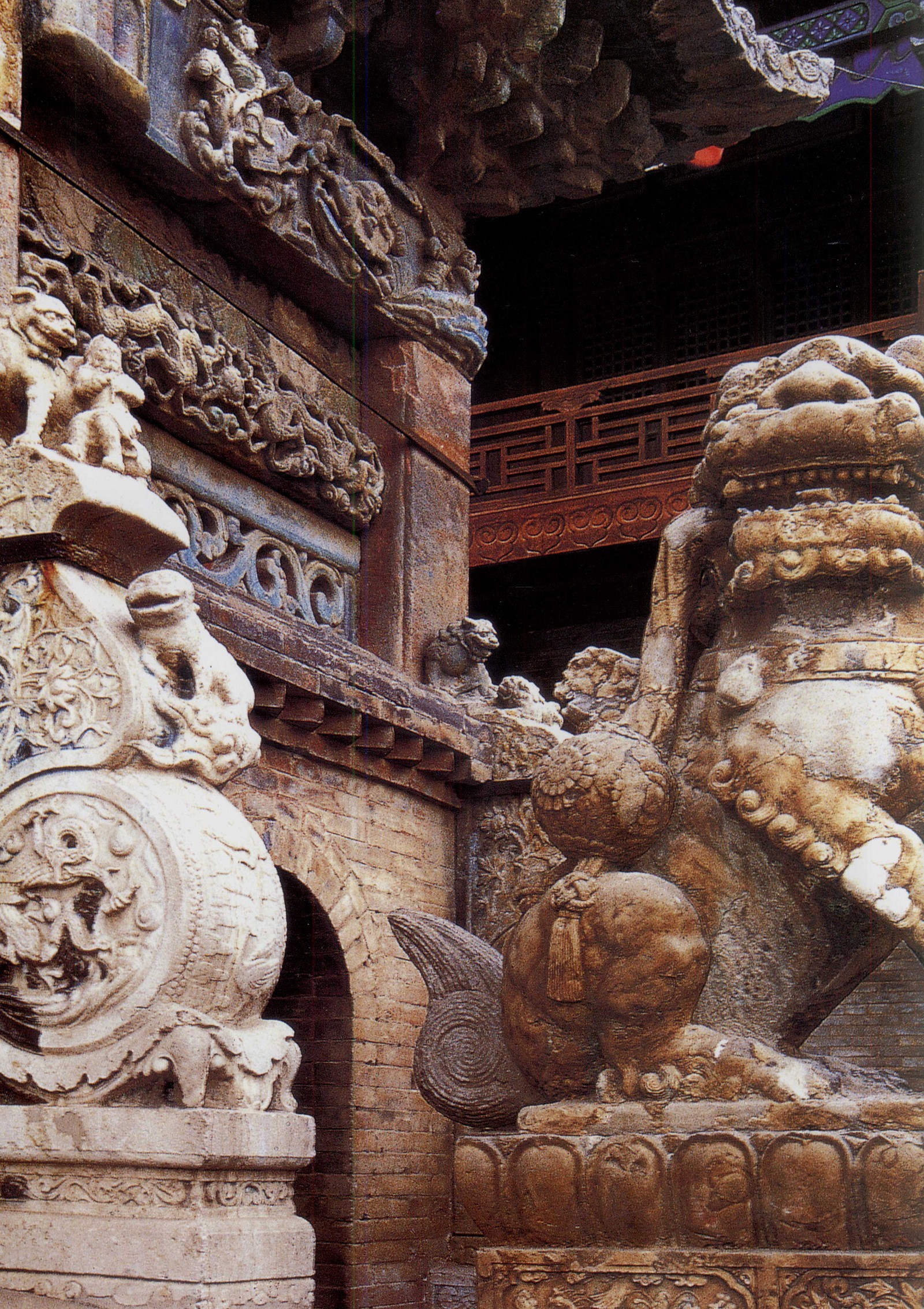 中国古代建筑元素:石雕