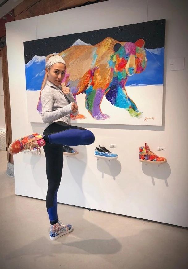 画功了得曾被传媒称为女版李小龙打女形象深入民心