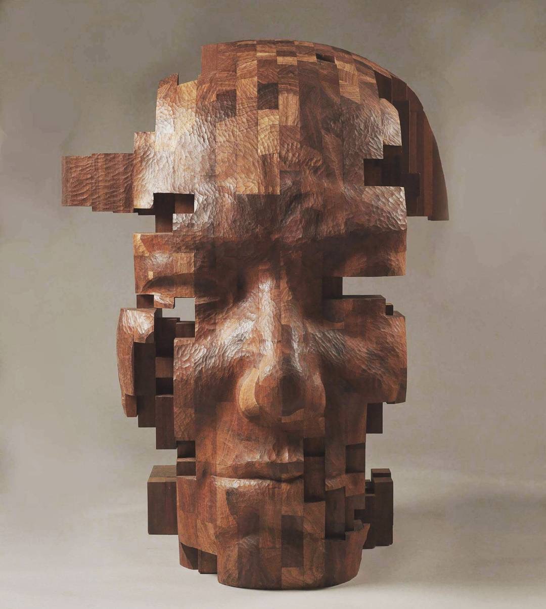 台湾雕塑艺术家hsu-tung han木雕作品|木雕|雕塑|艺术家_新浪新闻