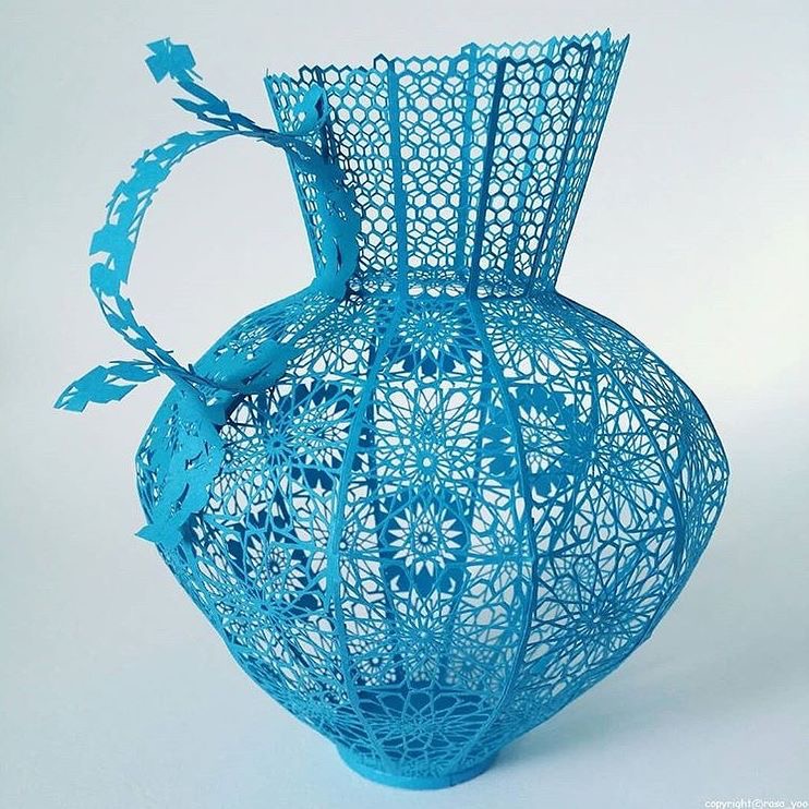 纸雕塑艺术| rosa yoo