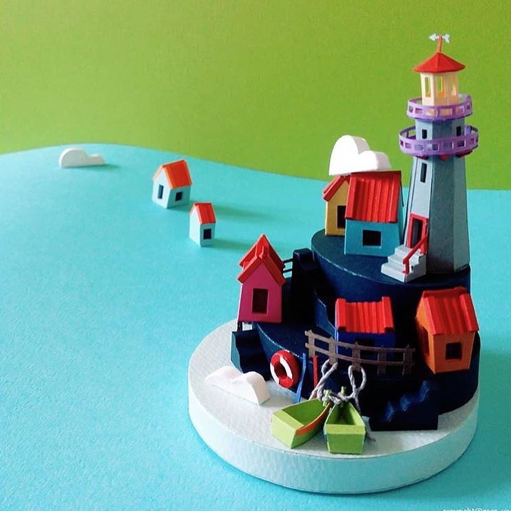 纸雕塑艺术| rosa yoo