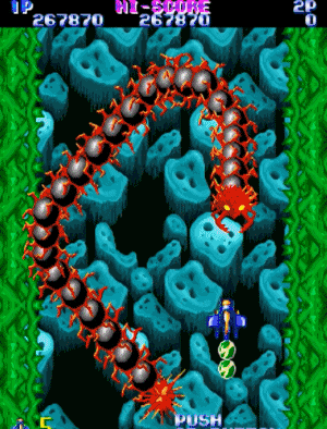 经典街机游戏中,那些让人不寒而栗的大型虫类