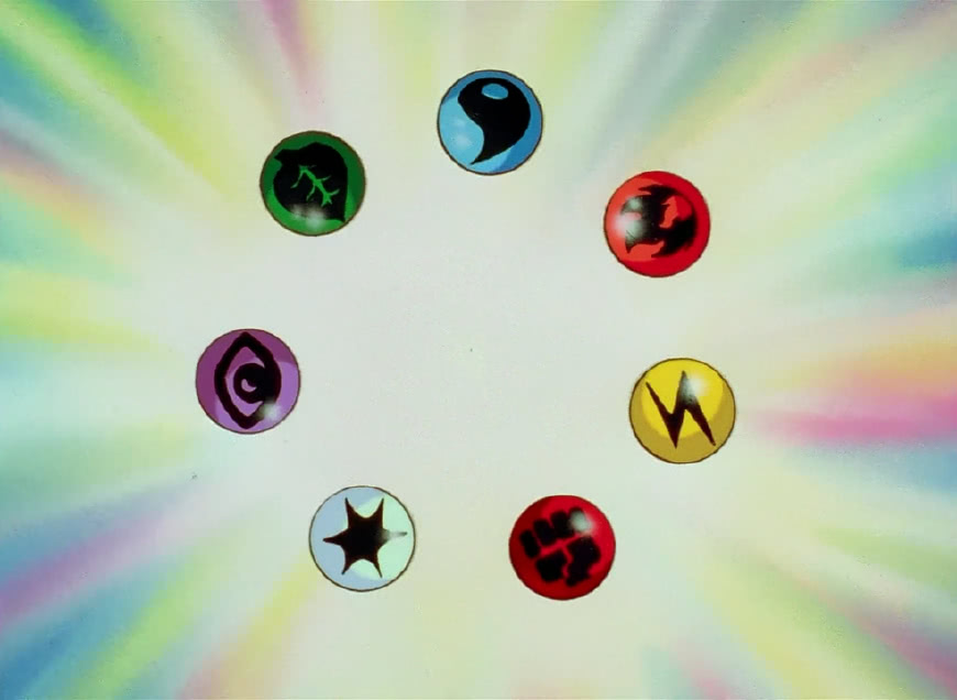 而这第四题则是神奇宝贝的属性鉴定题,正如上图这7种属性图案,是无印