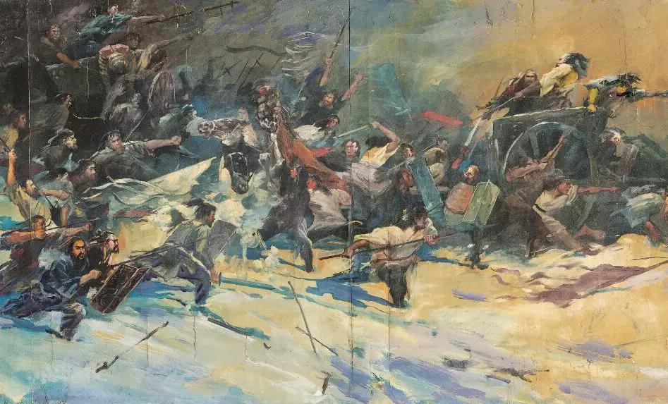 牧野之战_图中国历史上许多著名的战役都是在中原进行的,如黄帝大战