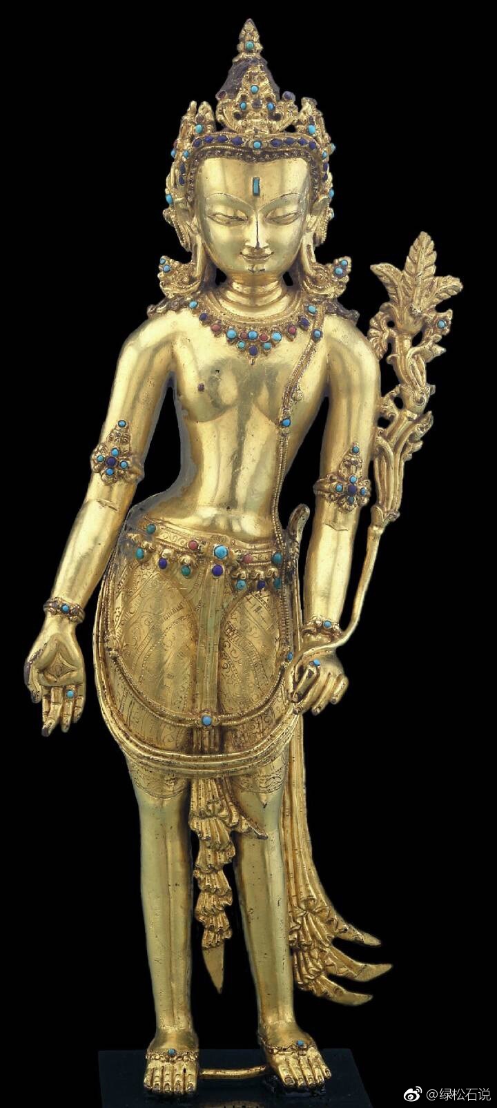 尼泊尔香象菩萨立像 · 十四世纪尼泊尔造像经典之作美国弗利尔和赛克