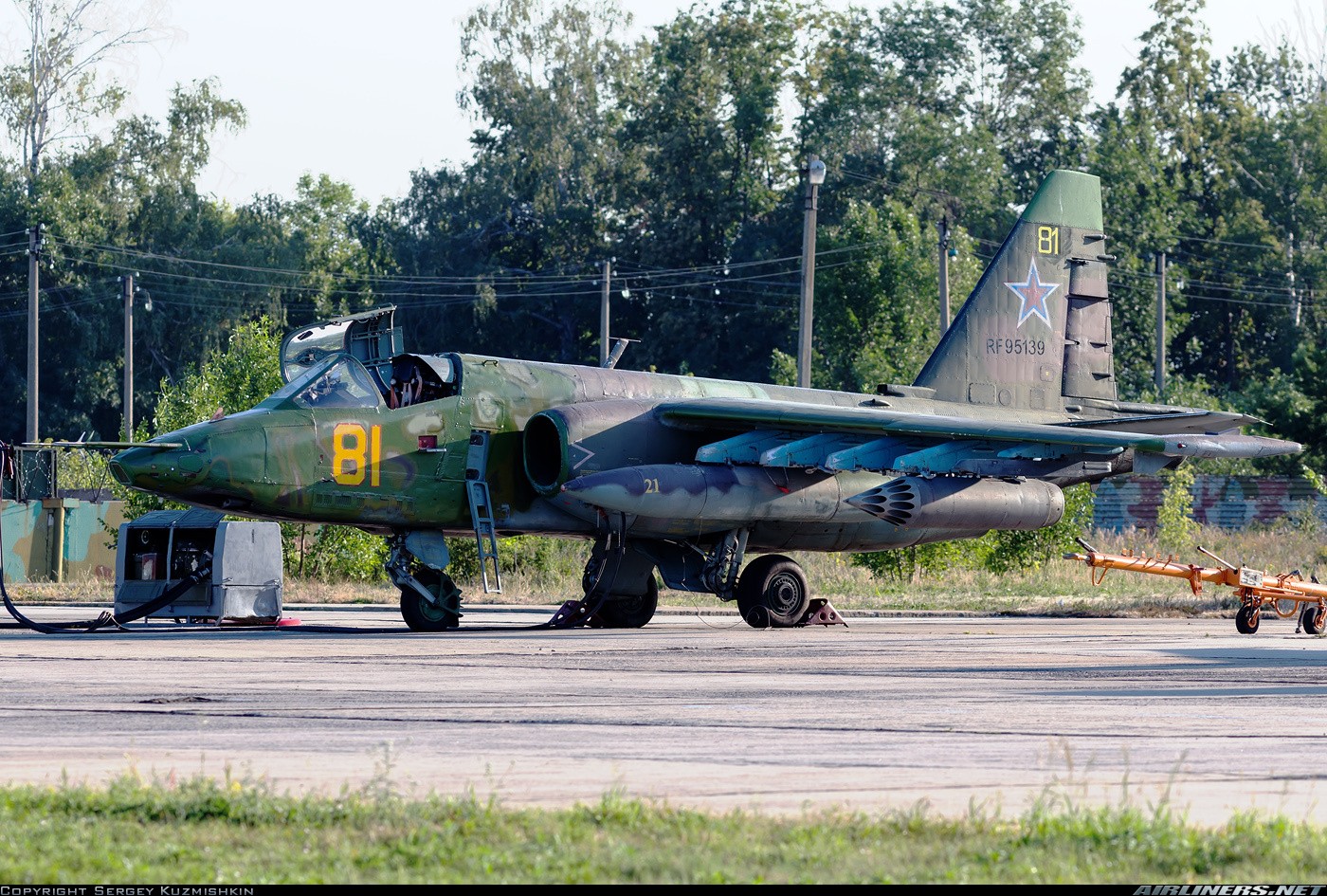 苏联俄罗斯的苏25蛙足强击机