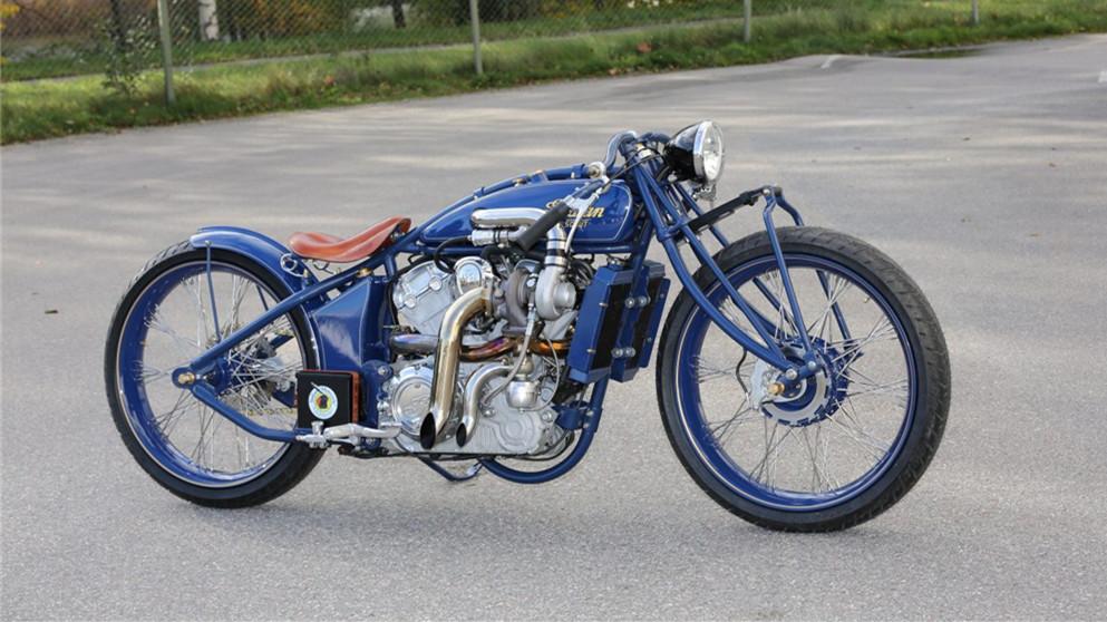 涡轮增压"仿古"印第安, 轻松秒超跑!