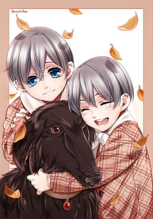 黑执事里的夏尔那么萌那么可爱,双生子的设定实在是太虐了