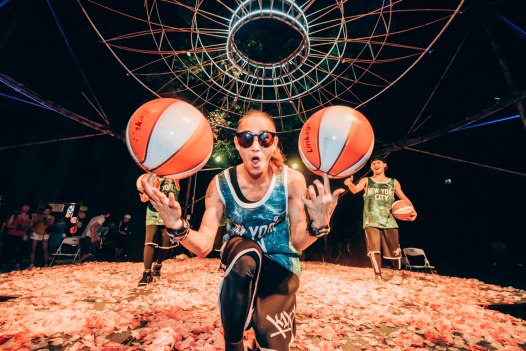 花式篮球演出表演,花式篮球表演团队 广东花式篮球