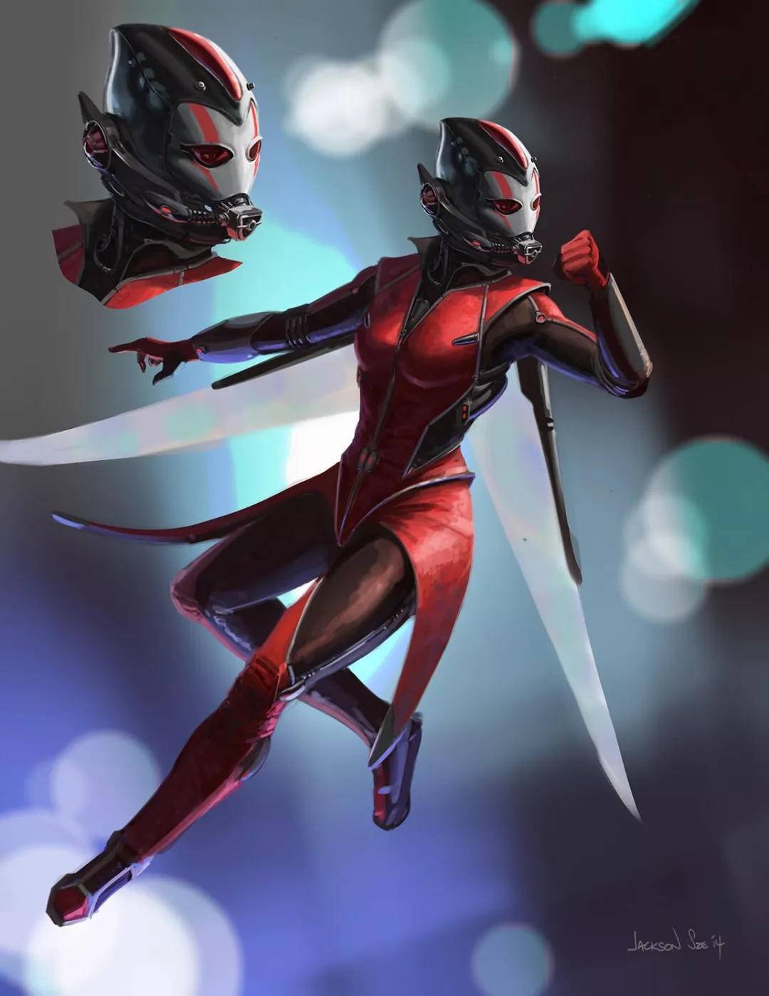 漫威最厉害的女英雄之一蚁人2超酷概念设计