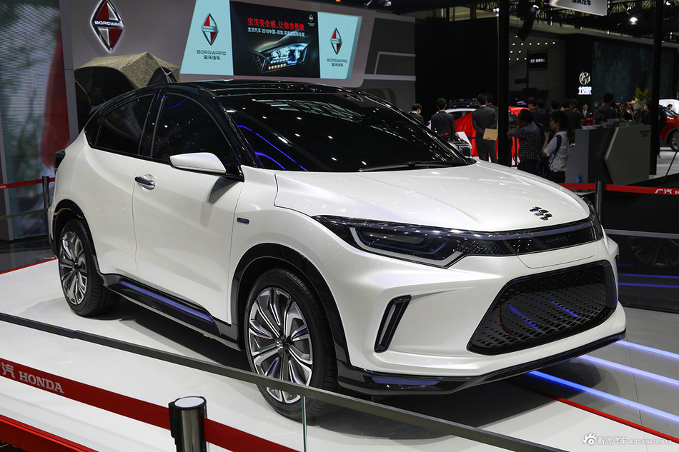 实拍理念全新电动概念车 量产版将在11月广州车展首发-新浪汽车