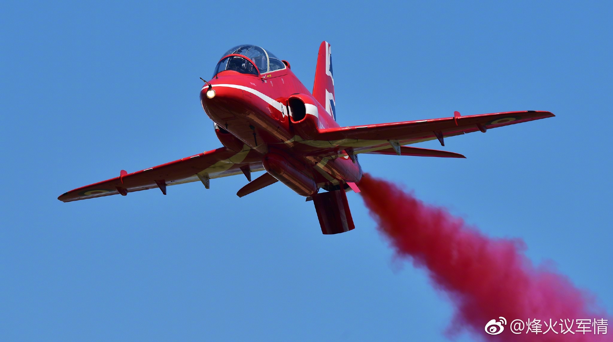 英国"红箭"飞行表演队的风采