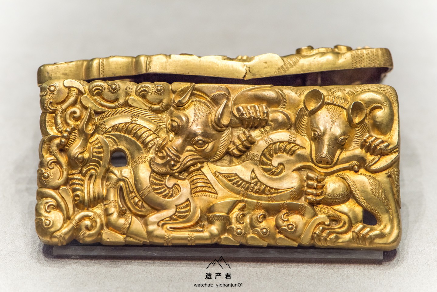 武汉市博物馆展· 西汉金带扣