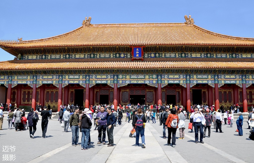 参观故宫博物院原创摄影