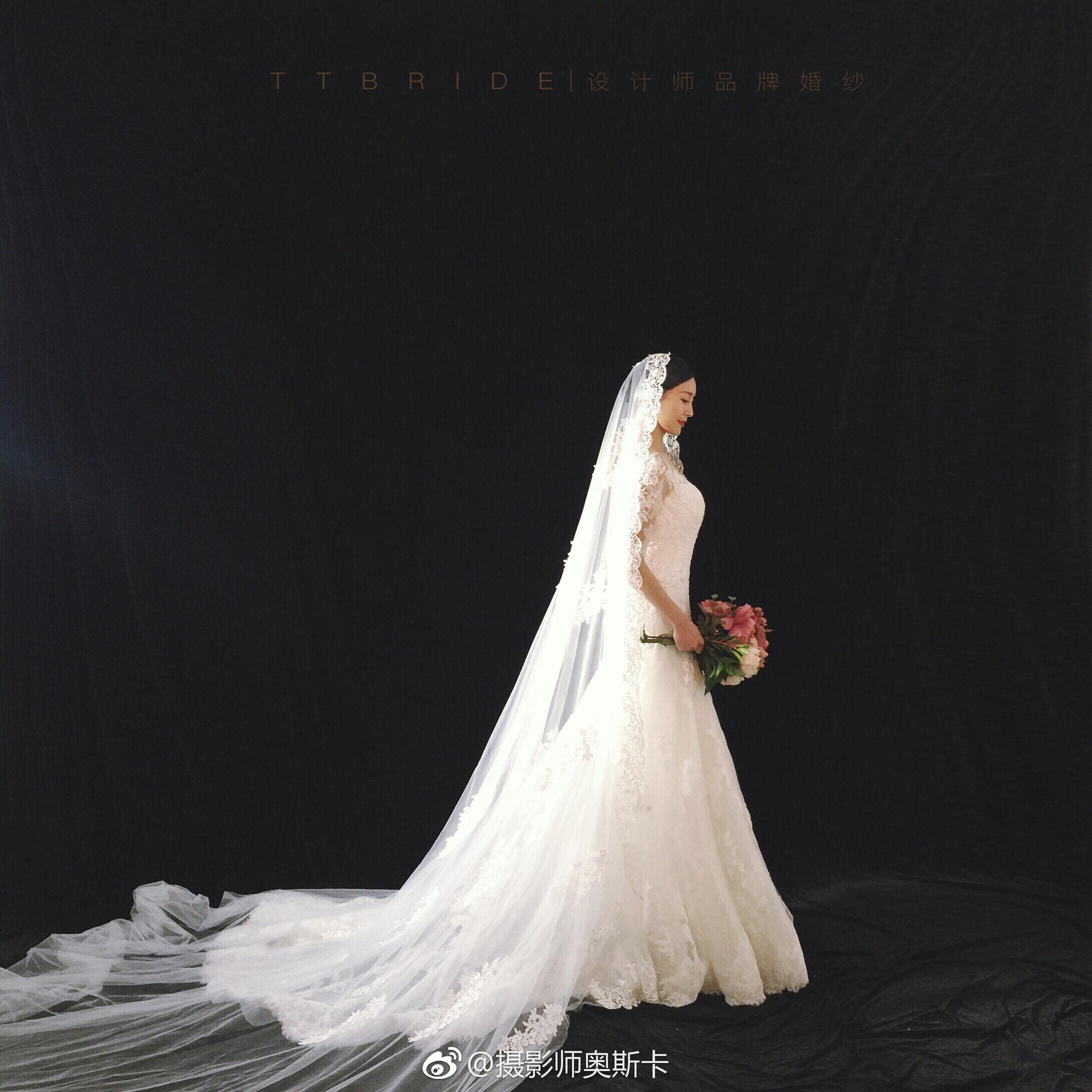 昨日婚纱照花絮,侧颜,完美爆击…_新浪看点