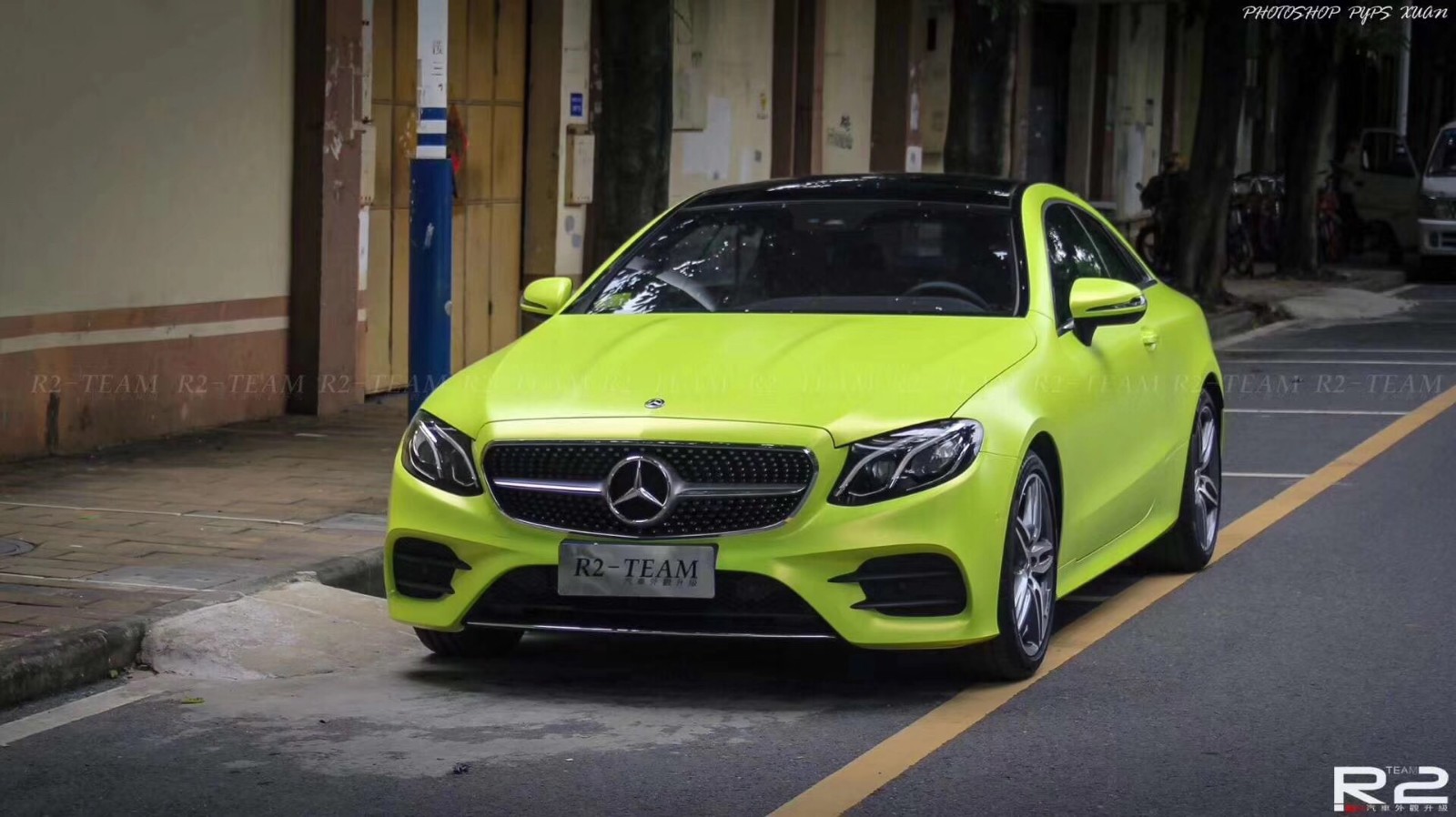 ax金属嫩芽绿让奔驰e尽显生命力