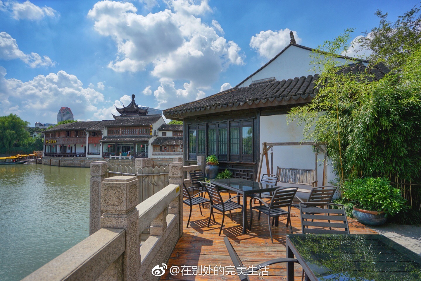 苏州文旅花间堂·山塘人家,临水而筑,与热闹的山塘街隔街相望