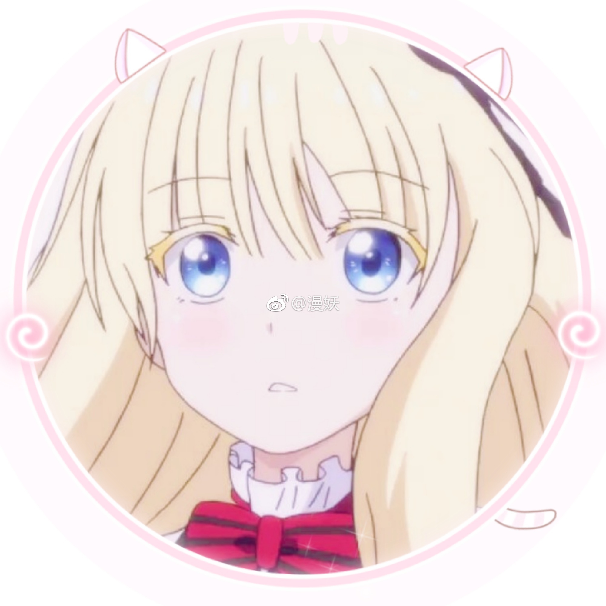 77动漫头像自截金发蓝眸傲娇属性美少女772018年10月新番寄宿