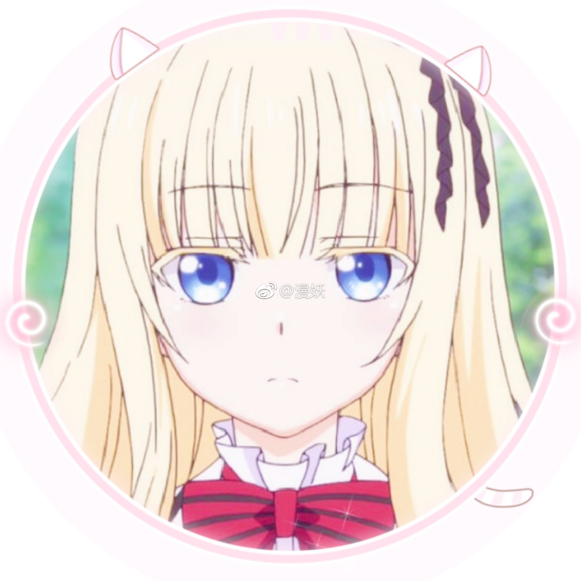 77动漫头像自截金发蓝眸傲娇属性美少女772018年10月新番寄宿