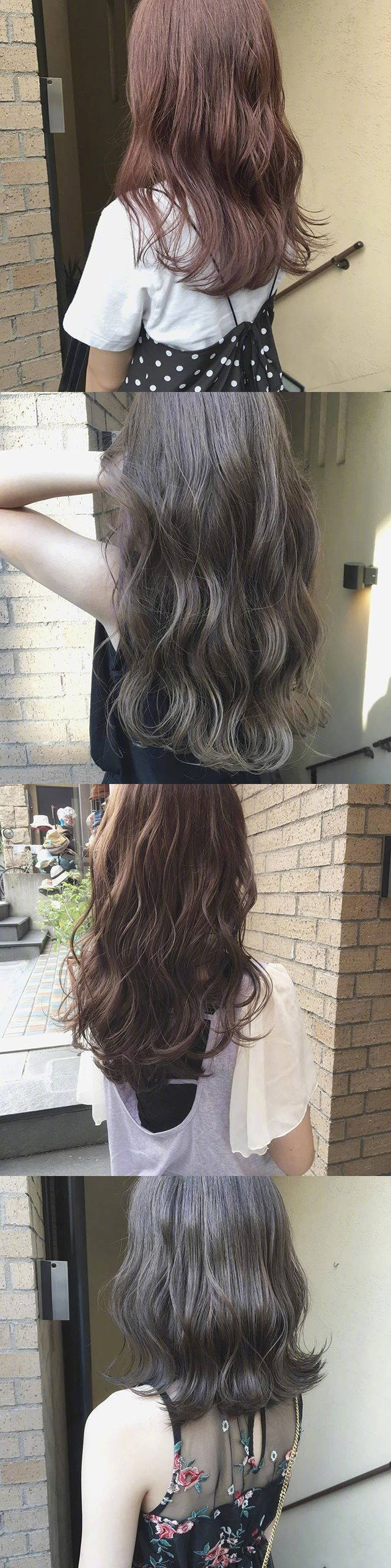 中长发颜色与造型参考