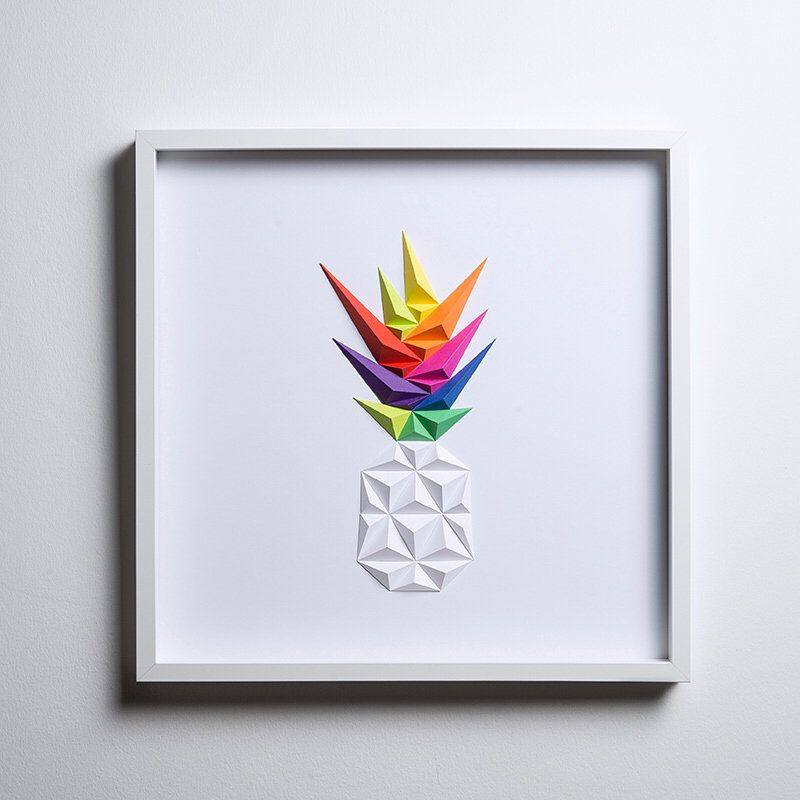 炒鸡好看的立体几何壁画