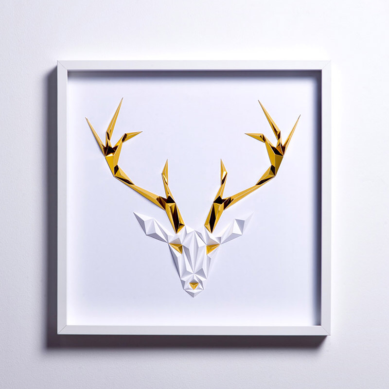 炒鸡好看的立体几何壁画