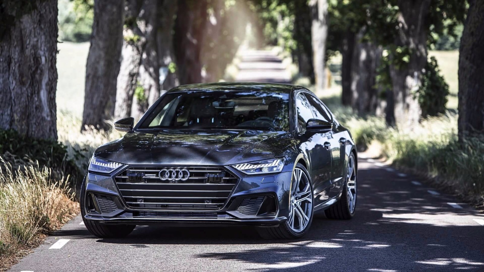 奥迪a7 sportback实车 运动套件加身