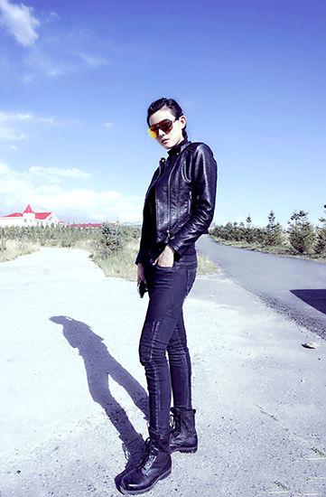 牟星时尚搭配,青春靓丽,俏皮可爱,清新灵动,出水芙蓉阳光干净