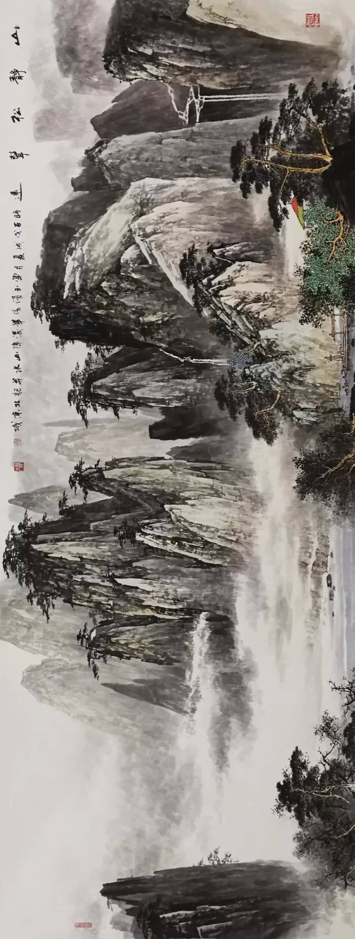 风景这边唯好单玉清山水作品鉴赏