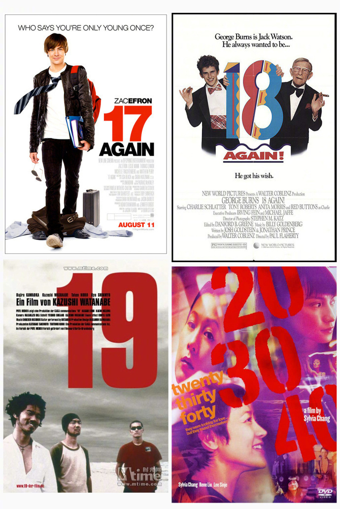 数字与电影海报