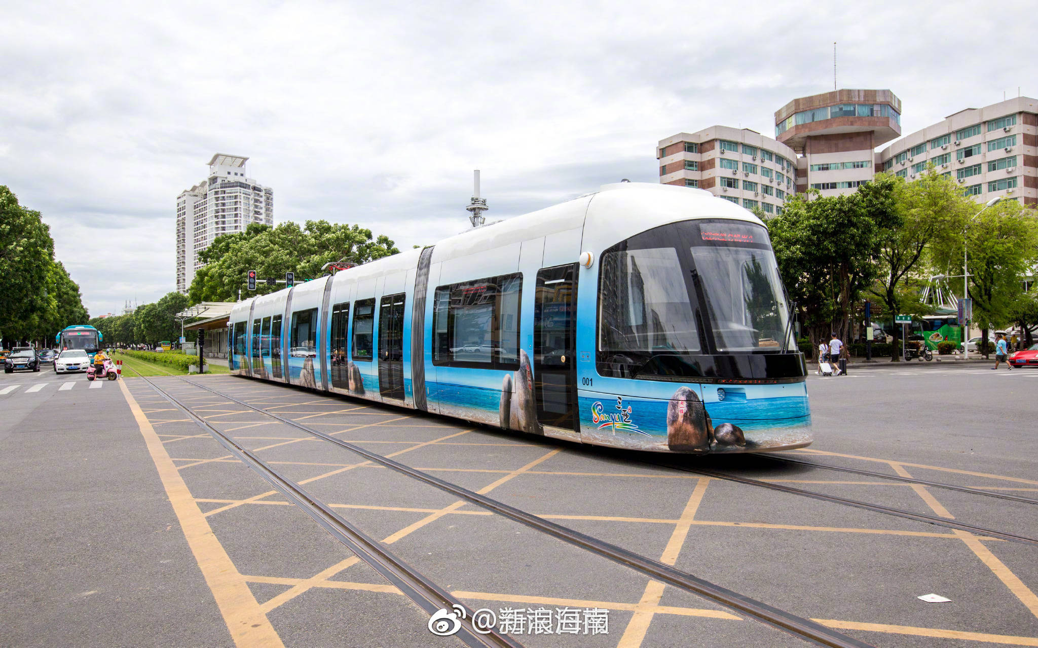 三亚有轨电车即将空载试运行