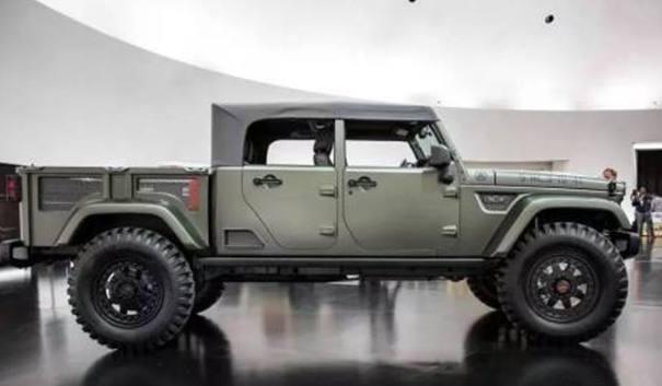 m715外观方面m715是基于jeep gladiator打造的一款全尺寸suv,它的外观