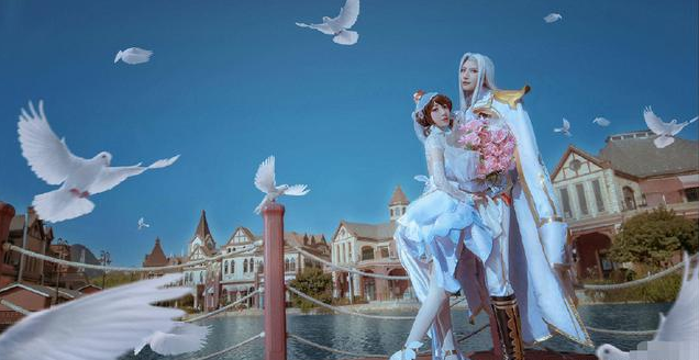 王者cos当周瑜遇上小乔也许这就是命运吧